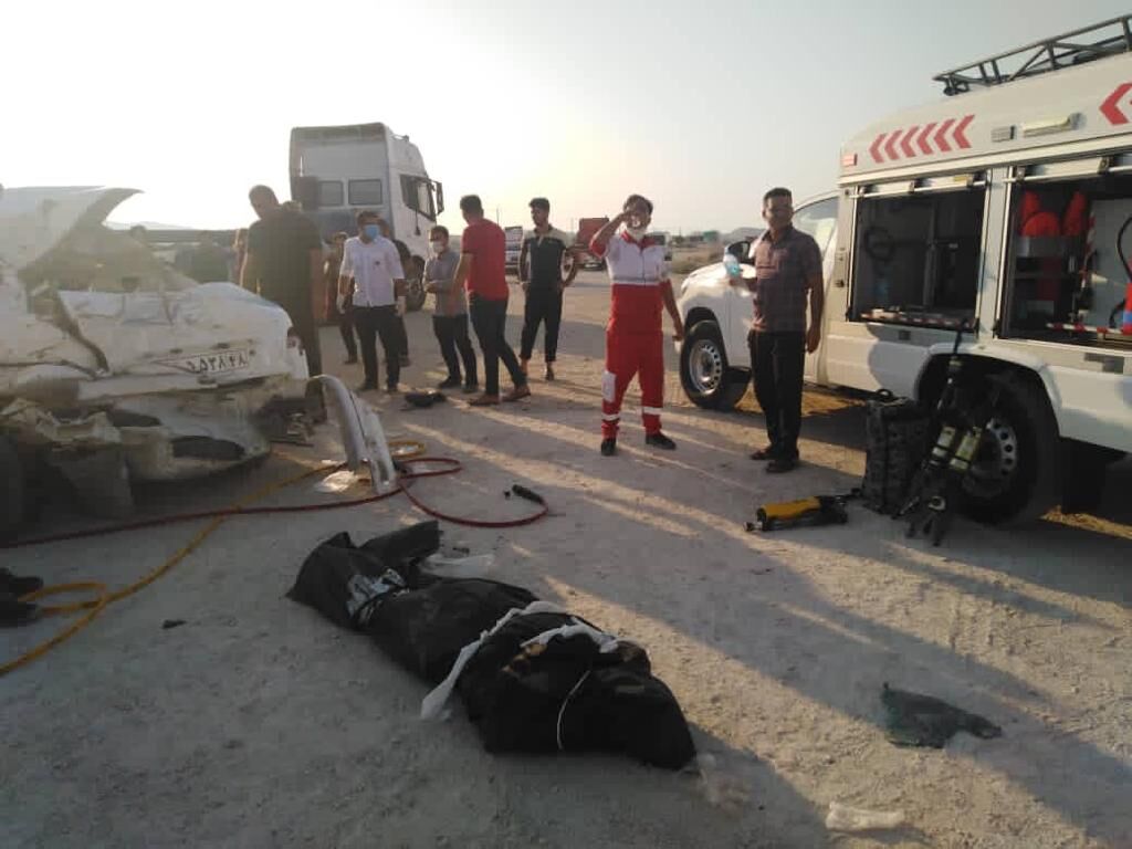 حادثه رانندگی در شهرستان دیر بوشهر ۲ کشته برجای گذاشت