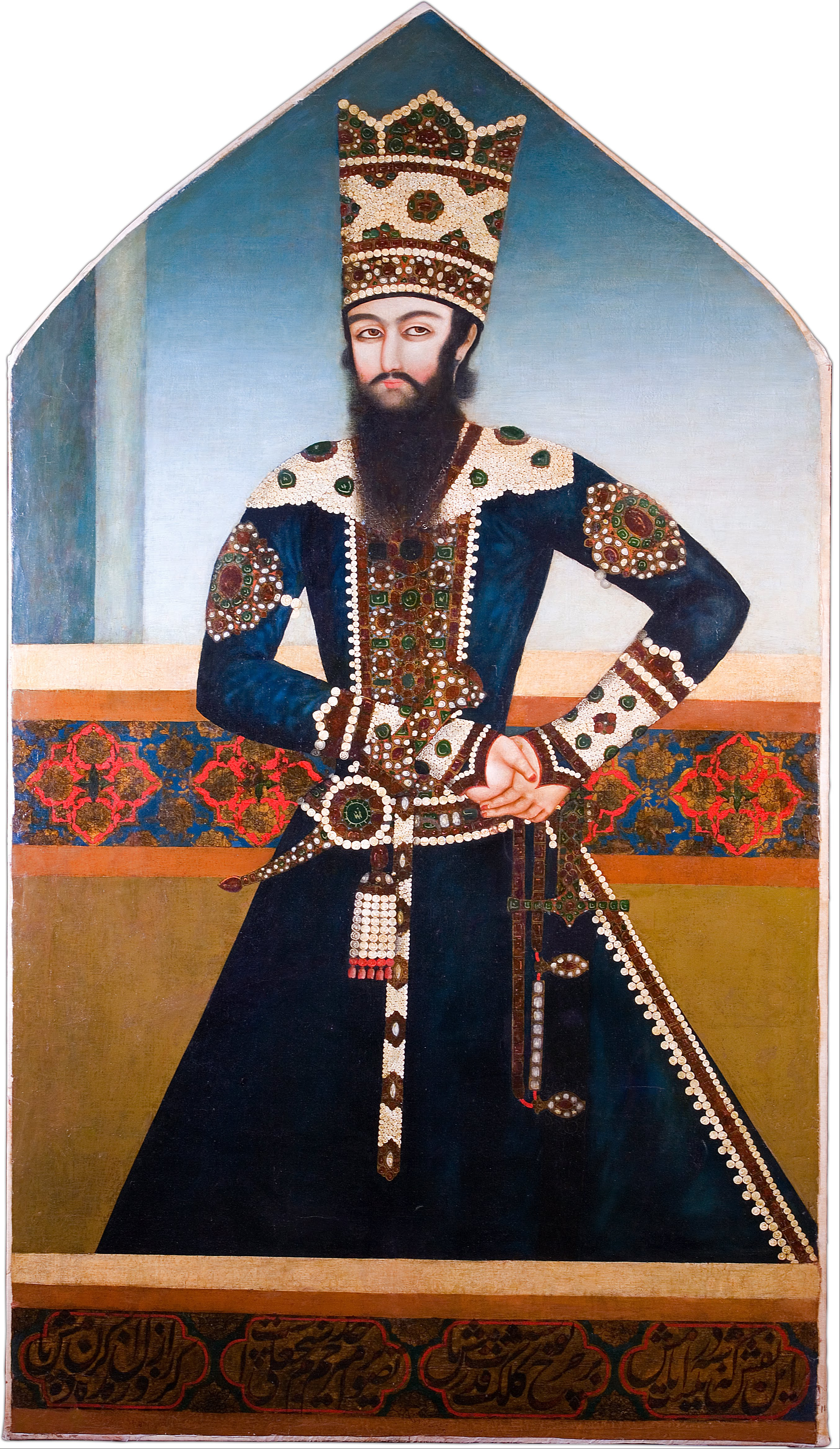 Unknown, Iran, early 19th Century - Portrait of Sheikh Ali Mirza - Google Art Project.jpg